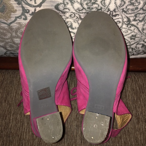 Maison Margiela BOOTS Booties MM6 HEELS - Pink / Red Sz 6 (EU 36) NICE! - Picture 11 of 16